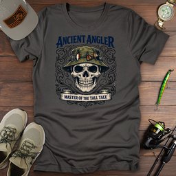 Ancient Angler T Shirt Gift For Fishing Enthusiast