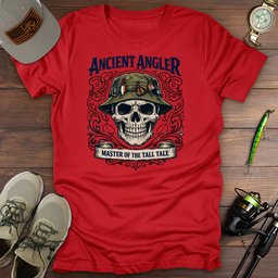 Ancient Angler T Shirt Gift For Fishing Enthusiast