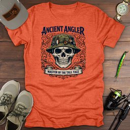 Ancient Angler T Shirt Gift For Fishing Enthusiast