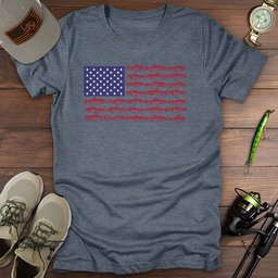 Catch The Flag T Shirt Gift For Fishing Enthusiast