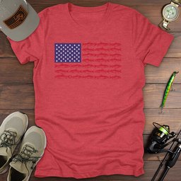 Catch The Flag T Shirt Gift For Fishing Enthusiast
