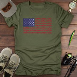 Catch The Flag T Shirt Gift For Fishing Enthusiast