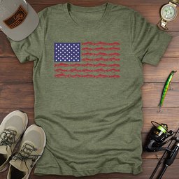 Catch The Flag T Shirt Gift For Fishing Enthusiast