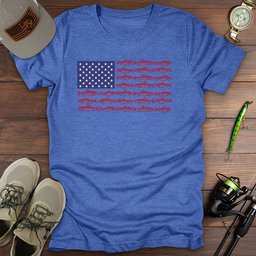 Catch The Flag T Shirt Gift For Fishing Enthusiast