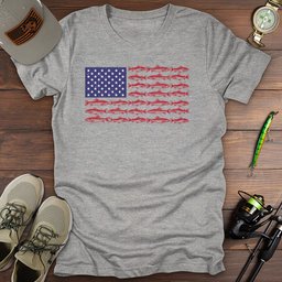 Catch The Flag T Shirt Gift For Fishing Enthusiast