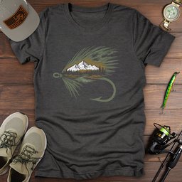 Backwoods Fly T Shirt Gift For Fishing Enthusiast