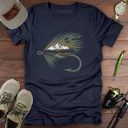 Backwoods Fly T Shirt Gift For Fishing Enthusiast