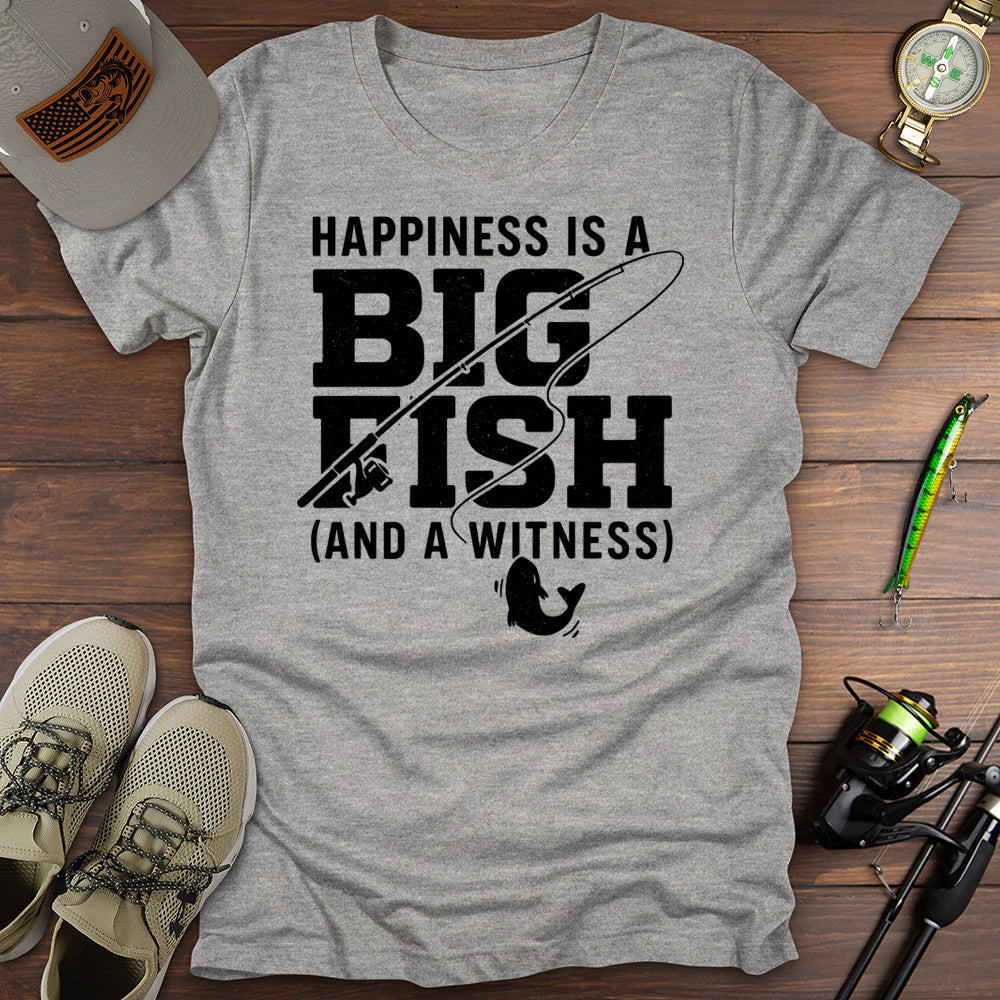 Big Fish T Shirt Gift For Fishing Enthusiast