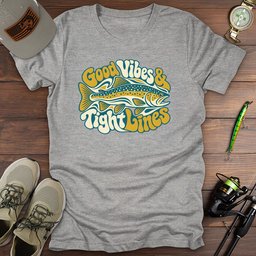 Catch The Vibes T Shirt Gift For Fishing Enthusiast