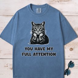 You Have My Full Attention Cat T Shirt Gift For Cat Lover