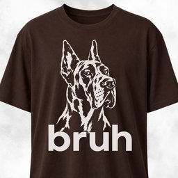 Unbothered Great Dane T Shirt Gift For Dog Lover