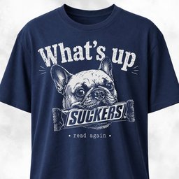 Whats Up Suckers Frenchie T Shirt Gift For Dog Lover