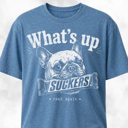 Whats Up Suckers Frenchie T Shirt Gift For Dog Lover
