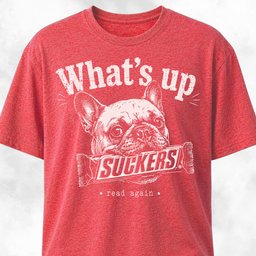 Whats Up Suckers Frenchie T Shirt Gift For Dog Lover