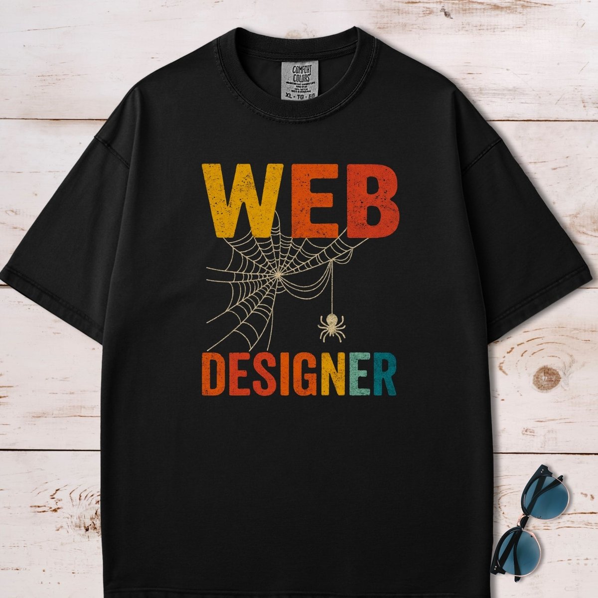 Web Designer Dark Version T Shirt Gift For Dog Lover