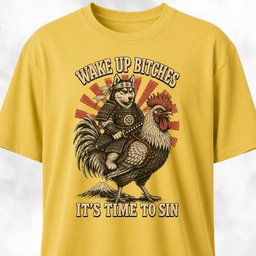 Wake Up Bitches Siberian Husky T Shirt Gift For Dog Lover