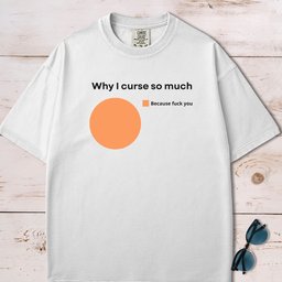 Why I Curse So Much Pie Chart T Shirt Gift For Dog Lover