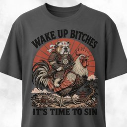 Wake Up Bitches Bulldog T Shirt Gift For Dog Lover