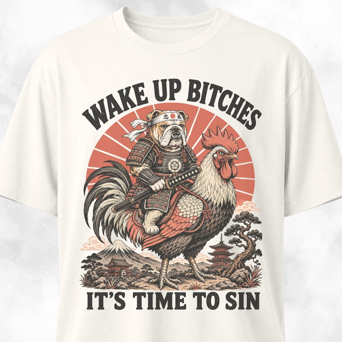 Wake Up Bitches Bulldog T Shirt Gift For Dog Lover
