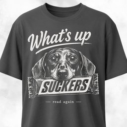 Whats Up Suckers Dachshund T Shirt Gift For Dog Lover