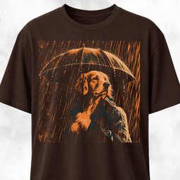 Umbrella Goldie T Shirt Gift For Dog Lover
