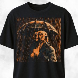 Umbrella Goldie T Shirt Gift For Dog Lover