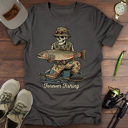 Eternal Angler T Shirt Gift For Fishing Enthusiast