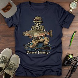 Eternal Angler T Shirt Gift For Fishing Enthusiast
