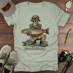 Eternal Angler T Shirt Gift For Fishing Enthusiast