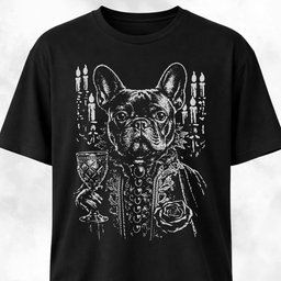 Victorian Frenchie T Shirt Gift For Dog Lover