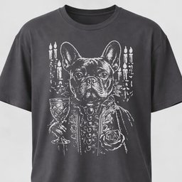 Victorian Frenchie T Shirt Gift For Dog Lover