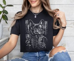 Victorian Frenchie T Shirt Gift For Dog Lover