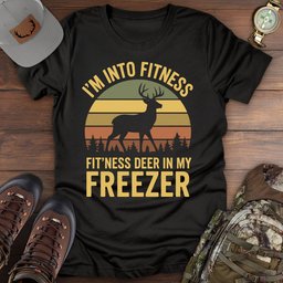 Deer Fitness T Shirt Gift For Fishing Enthusiast