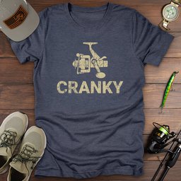 Cranky Fishing T Shirt Gift For Fishing Enthusiast