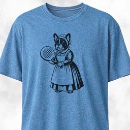 Vintage Padel Frenchie T Shirt Gift For Dog Lover