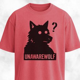 Unawarewolf Funny Werewolf T Shirt Gift For Dog Lover