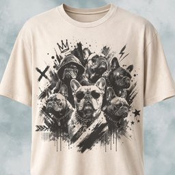 Urban Gangster French Bulldogs T Shirt Gift For Dog Lover