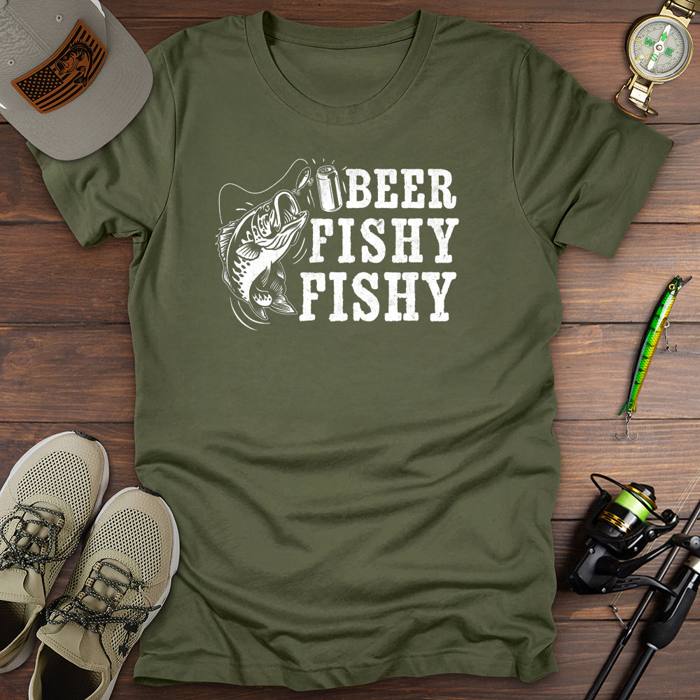 Beer Fishy Fishy T Shirt Gift For Fishing Enthusiast