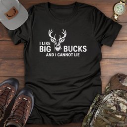 Big Bucks Hunting T Shirt Gift For Fishing Enthusiast