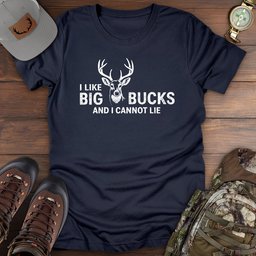 Big Bucks Hunting T Shirt Gift For Fishing Enthusiast