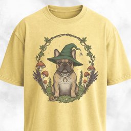 Witchcore French Bulldog T Shirt Gift For Dog Lover