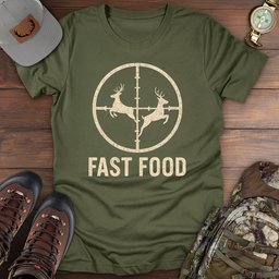 Fast Food T Shirt Gift For Fishing Enthusiast