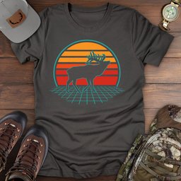 Elk 80s T Shirt Gift For Fishing Enthusiast