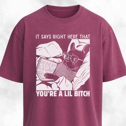 Youre A Lil Bitch French Bulldog T Shirt Gift For Dog Lover
