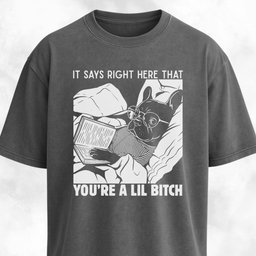 Youre A Lil Bitch French Bulldog T Shirt Gift For Dog Lover