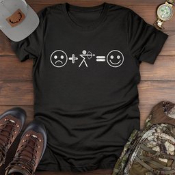 Bowhunting Happiness T Shirt Gift For Fishing Enthusiast