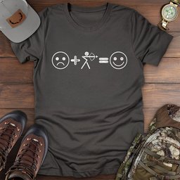 Bowhunting Happiness T Shirt Gift For Fishing Enthusiast