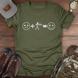 Bowhunting Happiness T Shirt Gift For Fishing Enthusiast