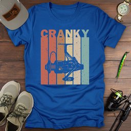 Cranky Vintage T Shirt Gift For Fishing Enthusiast