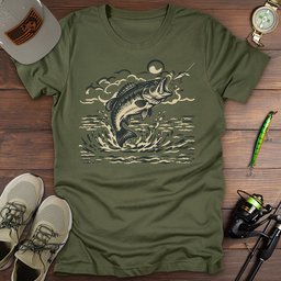 Catch The Rise T Shirt Gift For Fishing Enthusiast